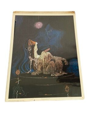 Kay Nielsen Princess and the Lassie in Tree East of the Sun Litho